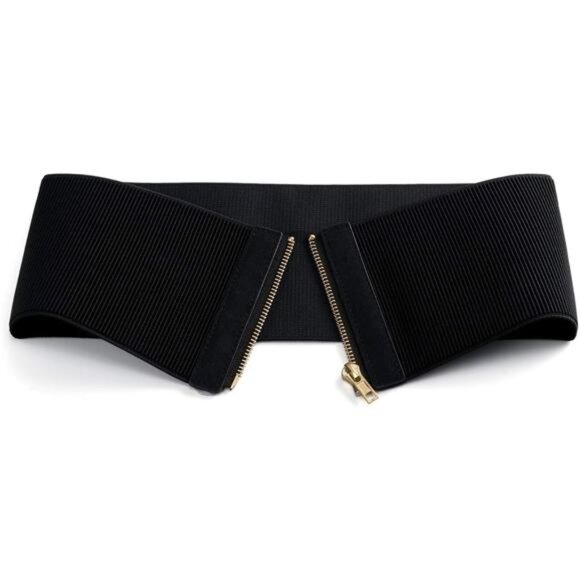 Women Wide Elastic Waist Cinch Stretch Fashion Waistband RetroDress Vintage Belt - Picture 5 of 7